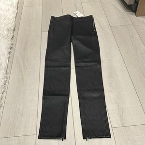 Helmet Lang - black leather legging . Brand new with tags